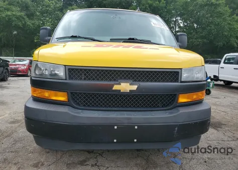 2020 Chevrolet Express G2500 from USA, damaged, VIN 1GCWGAFP5L1225612